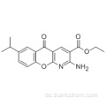 2-Amino-7-isopropyl-5-oxo-5H-chromeno [2,3-b] pyridin-3-carbonsäureethylester CAS 68301-99-5